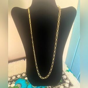 Vintage 26" Park Lane Gold-Large link necklace